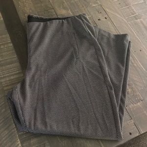 SOLD Chico's 4 (XL) Stretch Black Polka Dot Trousers